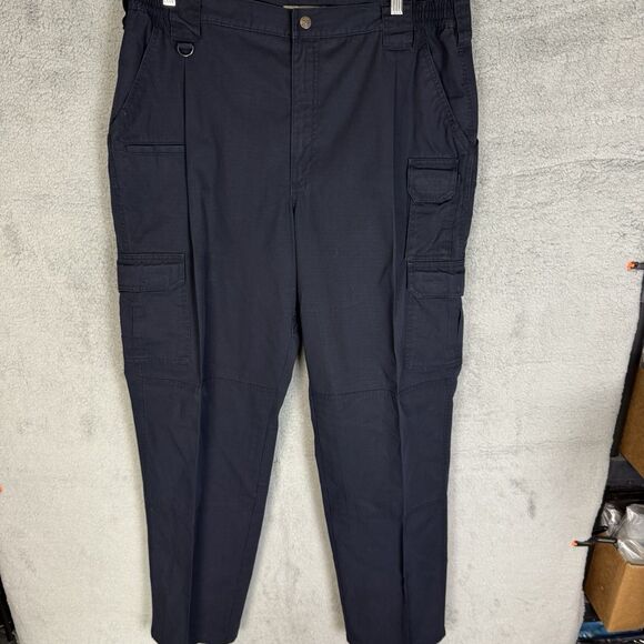 5.11 Tactical Series Pants Mens 40x36 Blue Cargo Relaxed Workwear Utility - Picture 1 of 11